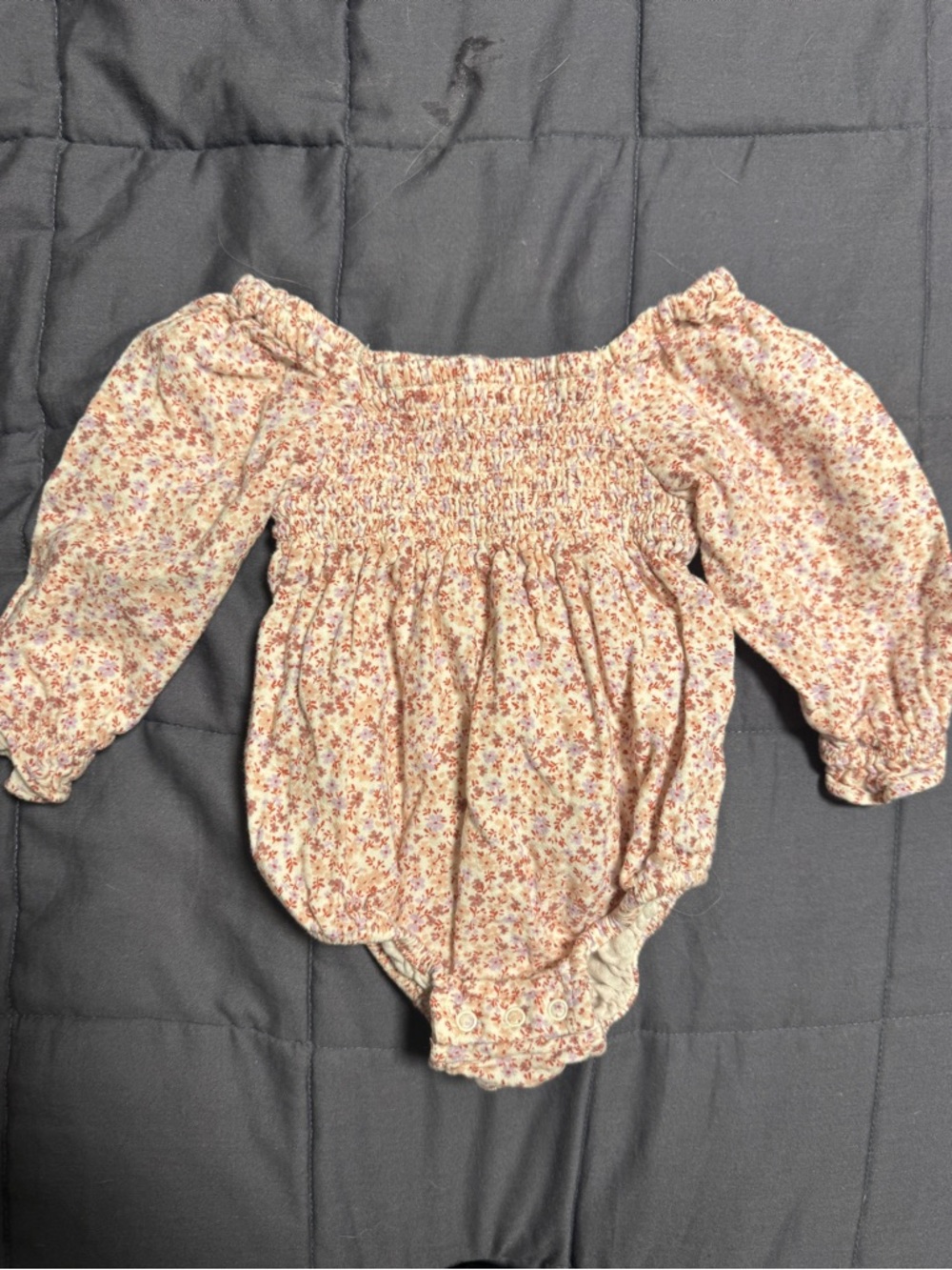 Cloud Island Long Sleeve Baby Girl Top 0-3M